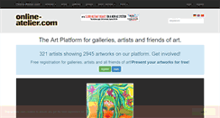 Desktop Screenshot of online-atelier.com