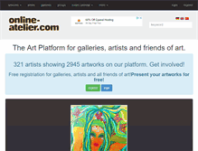 Tablet Screenshot of online-atelier.com